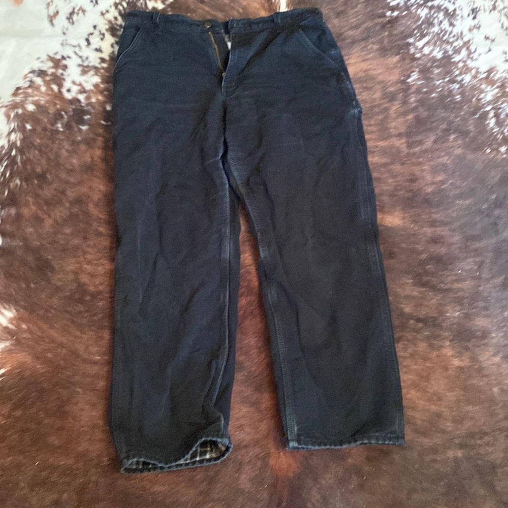 Men’s Carhartt black jeans insulated